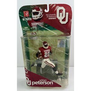 ADRIAN PETERSON 2009 MCFARLANE NCAA OKLAHOMA SOONERS #28 NCAA FOOTBALL FIGURE